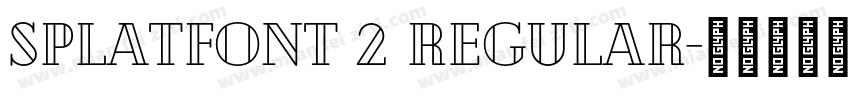 Splatfont 2 Regular字体转换